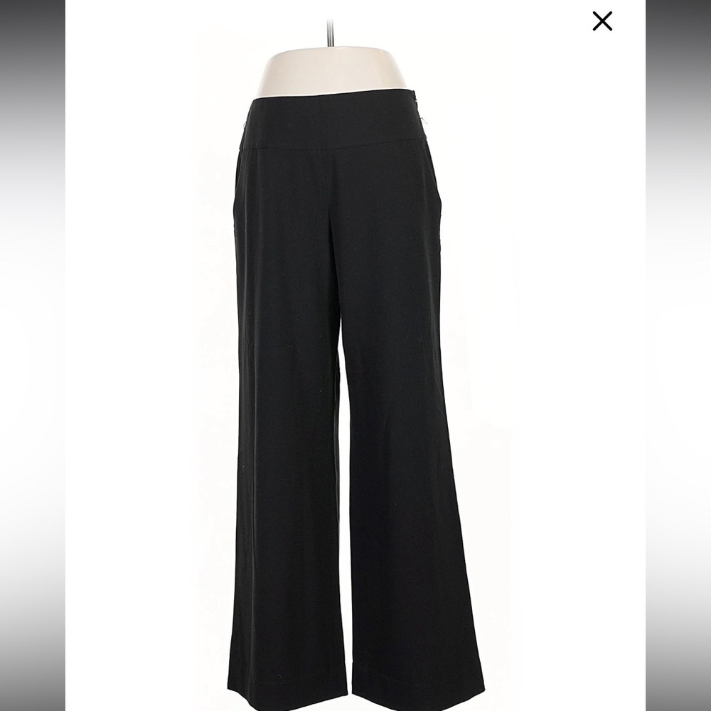 Tahari Charcoal Pleated pant with pocket
